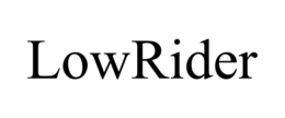 LOWRIDER trademark