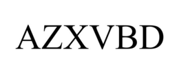 AZXVBD trademark