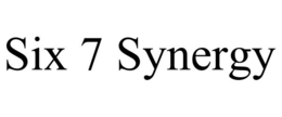 SIX 7 SYNERGY trademark