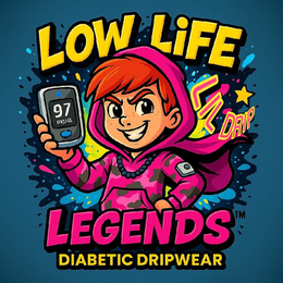 LOW LIFE LEGENDS DIABETIC DRIPWEAR LIL DRIP trademark