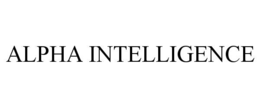 ALPHA INTELLIGENCE trademark