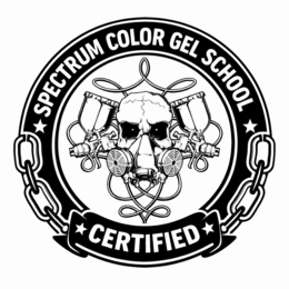 SPECTRUM COLOR GEL SCHOOL CERTIFIED trademark