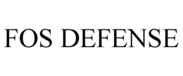 FOS DEFENSE trademark