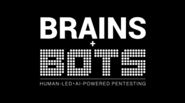 BRAINS + BOTS HUMAN-LED-AI-POWERED PENTESTING trademark