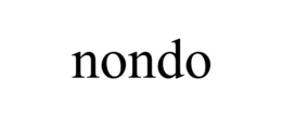 NONDO trademark