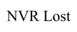 NVR LOST trademark