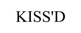 KISS'D trademark