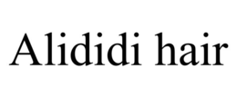 ALIDIDI HAIR trademark