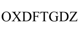 OXDFTGDZ trademark
