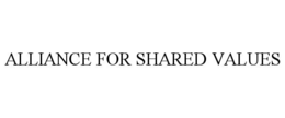 ALLIANCE FOR SHARED VALUES trademark