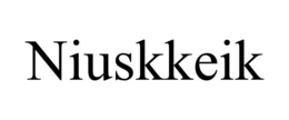 NIUSKKEIK trademark