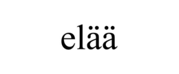 ELÄÄ trademark