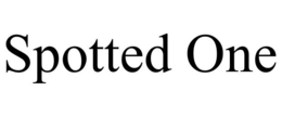 SPOTTED ONE trademark