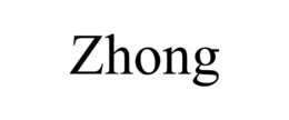 ZHONG trademark