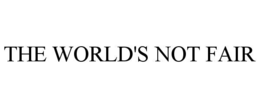 THE WORLD'S NOT FAIR trademark
