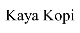 KAYA KOPI trademark
