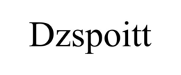 DZSPOITT trademark