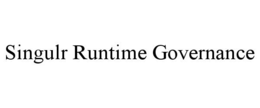 SINGULR RUNTIME GOVERNANCE trademark
