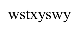 WSTXYSWY trademark