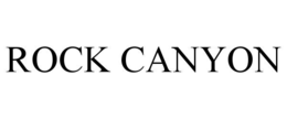 ROCK CANYON trademark