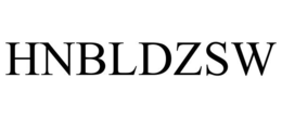 HNBLDZSW trademark