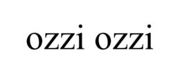 OZZI OZZI trademark