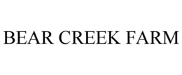 BEAR CREEK FARM trademark