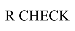 R CHECK trademark