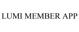 LUMI MEMBER APP trademark