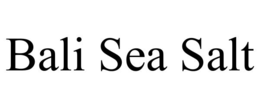 BALI SEA SALT trademark