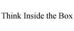 THINK INSIDE THE BOX trademark