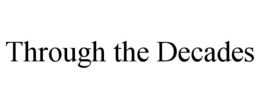 THROUGH THE DECADES trademark