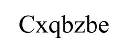 CXQBZBE trademark