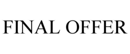 FINAL OFFER trademark