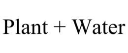 PLANT + WATER trademark