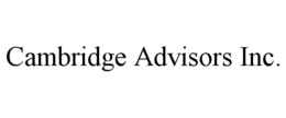 CAMBRIDGE ADVISORS INC. trademark