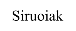 SIRUOIAK trademark