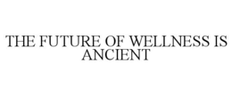 THE FUTURE OF WELLNESS IS ANCIENT trademark