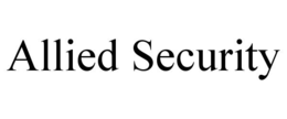 ALLIED SECURITY trademark