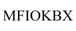MFIOKBX trademark