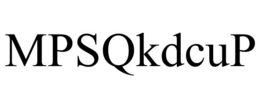MPSQKDCUP trademark