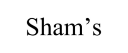 SHAM’S trademark
