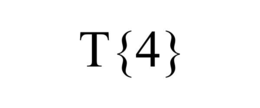 T{4} trademark