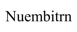 NUEMBITRN trademark