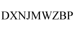 DXNJMWZBP trademark