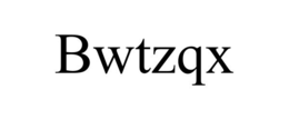 BWTZQX trademark