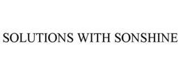 SOLUTIONS WITH SONSHINE trademark