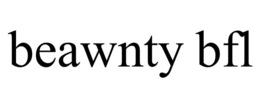 BEAWNTY BFL trademark