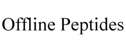 OFFLINE PEPTIDES trademark