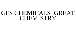 GFS CHEMICALS. GREAT CHEMISTRY trademark
